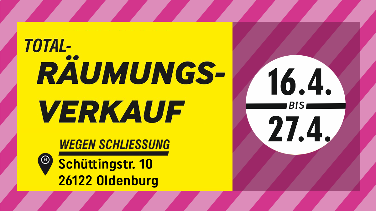 Räumungsverkauf Schüttingstr. 10, 26122 Oldenburg