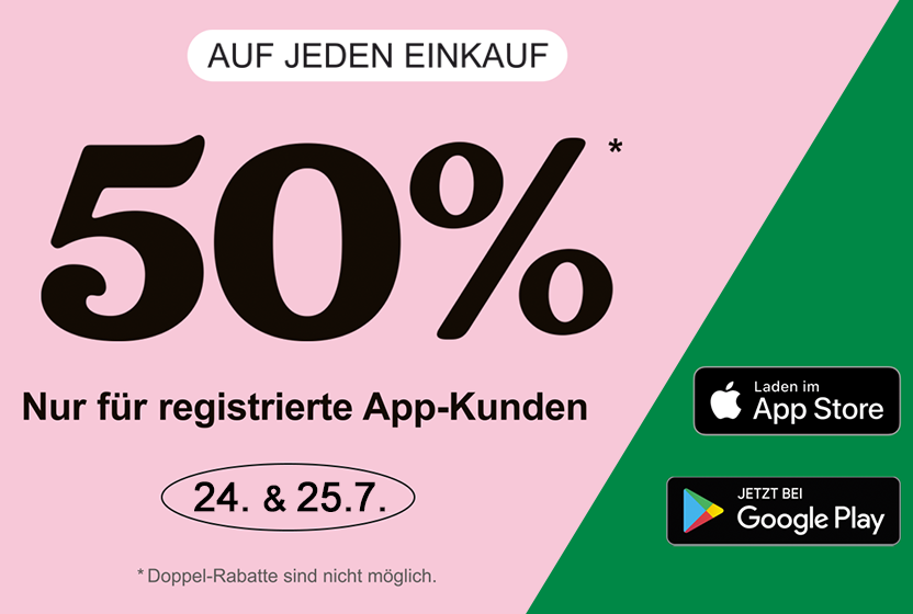 50% auf ALLES
